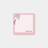 Post-it® Icône de cerf-volant rose (Devant)