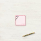 Post-it® Icône de cerf-volant rose (Sur un bureau)