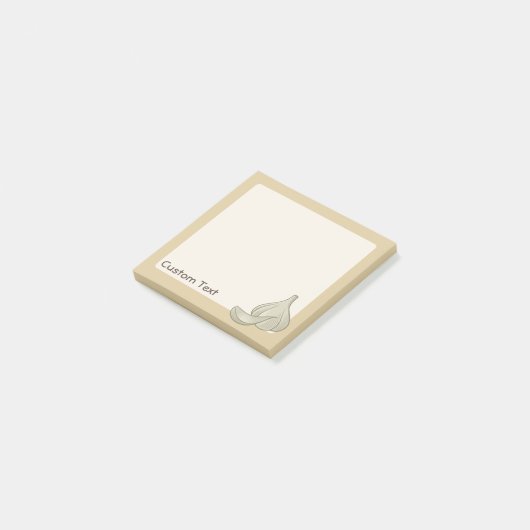 Post-it® Icône de coupe d'ail (Incliné)