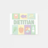 Post-it® Icône de diététiste professionnel conçue de manièr (Devant)