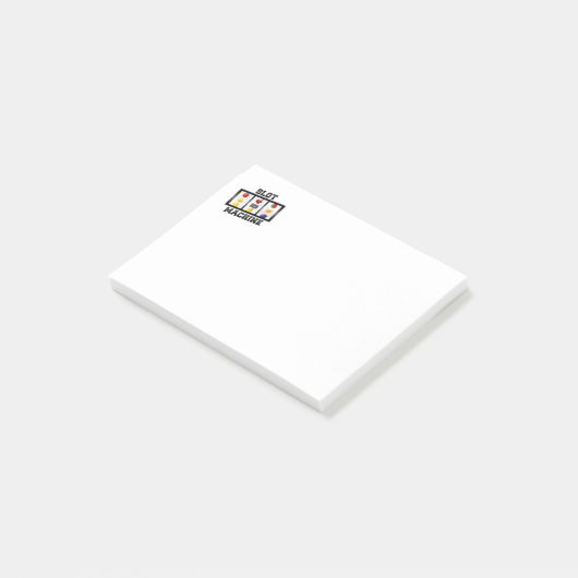 Post-it® Icône de la machine à sous inclinée (Incliné)