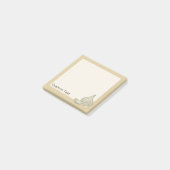 Post-it® Icône de l'ail en xylogravure (Incliné)