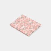 Post-it® Icône de Noël Rouge Carré Vacances Art classique (Incliné)