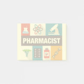 Post-it® Icône de pharmacien professionnel conçue de manièr (Devant)