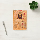 Post-it® Icône dorée de Jésus-Christ (Bureau)