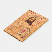 Post-it® Icône dorée de Jésus-Christ (Incliné)