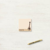 Post-it® Icône grecque Bouzouki (Sur un bureau)