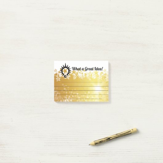 Post-it® Idée de récompense de reconnaissance de post-it (Sur un bureau)