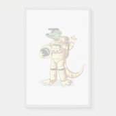Post-it® Iguanodon Habillé Dans Un Spacesuit Cosmonaute. (Devant)