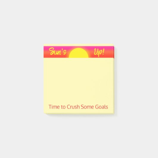 Post-it® Il est temps d'éliminer certains objectifs | Solei (Devant)