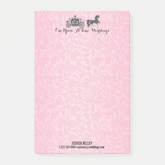 Post-it® Il Était Une Fois Un Mariage Horse & Transport (Devant)
