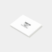 Post-it® il n'y a pas de pleurs pendant la saison fiscale (Incliné)