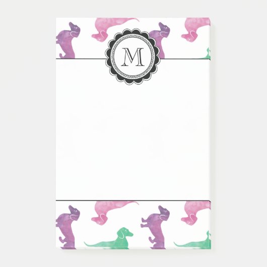 Post-it® Il pleut des teckels (Devant)