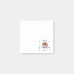 Post-it® Il y a toujours du temps pour le thé, Chat