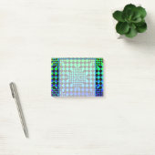 Post-it® Illusion À damiers par Kenneth Yoncich (Bureau)
