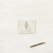 Post-it® Illustration Antique d'Insecte de Bourdon de Reine (Sur un bureau)