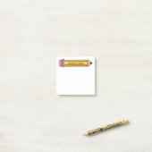 Post-it® Illustration au crayon de dessin Votre nom Notes (Sur un bureau)