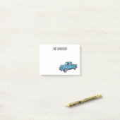 Post-it® Illustration classique de la caricature pour camio (Sur un bureau)