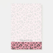 Post-it® Illustration d'animal de rose de léopard (Devant)