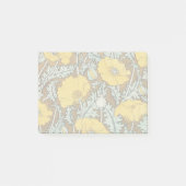 Post-it® illustration d'art pavot fleur jaune (Devant)