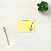 Post-it® Illustration de Banjo (Bureau)