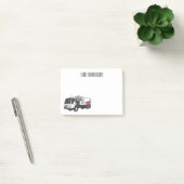 Post-it® Illustration de camion à ordures (Bureau)