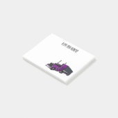 Post-it® Illustration de camion semi-remorque (Incliné)