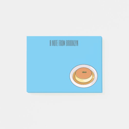 Post-it® Illustration de caramel de crème (Devant)