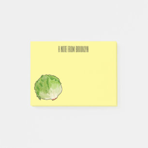 Post-it® Illustration de caricature de laitue