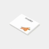 Post-it® Illustration de carotte (Incliné)