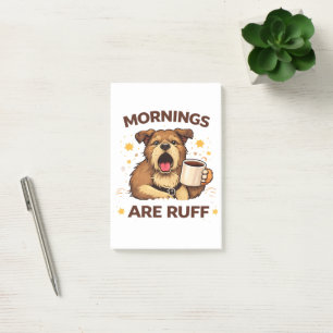 Post-it® Illustration de chien confortable