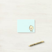 Post-it® Illustration de chien coquelicot mignon (Sur un bureau)
