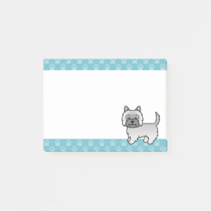 Post-it® Illustration de chien de dessin animé mignon Terri