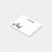 Post-it® Illustration de Chopper Motorcycle 1950 (Incliné)