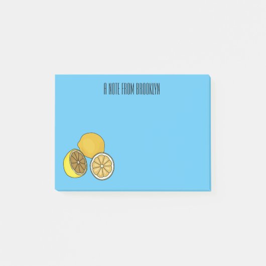 Post-it® Illustration de citron (Devant)