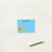 Post-it® Illustration de citron (Sur un bureau)