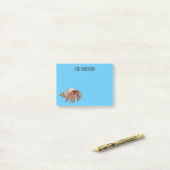 Post-it® Illustration de crabe ermite (Sur un bureau)