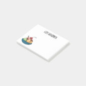 Post-it® Illustration de crème glacée (Incliné)