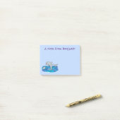 Post-it® Illustration de dauphins heureux adorables (Sur un bureau)