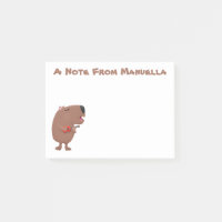 Illustration de dessin animé de capybara ukulele