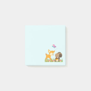 Post-it® Illustration de dessin animé de créatures mignonne