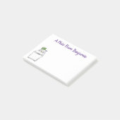 Post-it® Illustration de dessin animé de lessive de machine (Incliné)