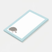 Post-it® Illustration de dessin animé mignon de hérisson py (Incliné)