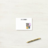 Post-it® Illustration de dessin de bonbon (Sur un bureau)