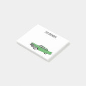 Post-it® Illustration de dessin de voiture classique 1959 (Incliné)