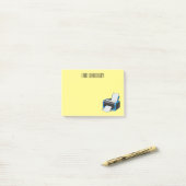 Post-it® Illustration de dessin d'imprimante (Sur un bureau)
