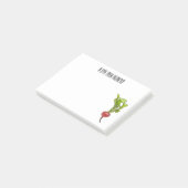 Post-it® Illustration de dessin Radish (Incliné)