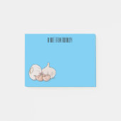 Post-it® Illustration de dessin sur l'ail (Devant)