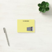 Post-it® Illustration de dessin sur micro-ondes (Bureau)
