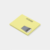 Post-it® Illustration de dessin sur micro-ondes (Incliné)